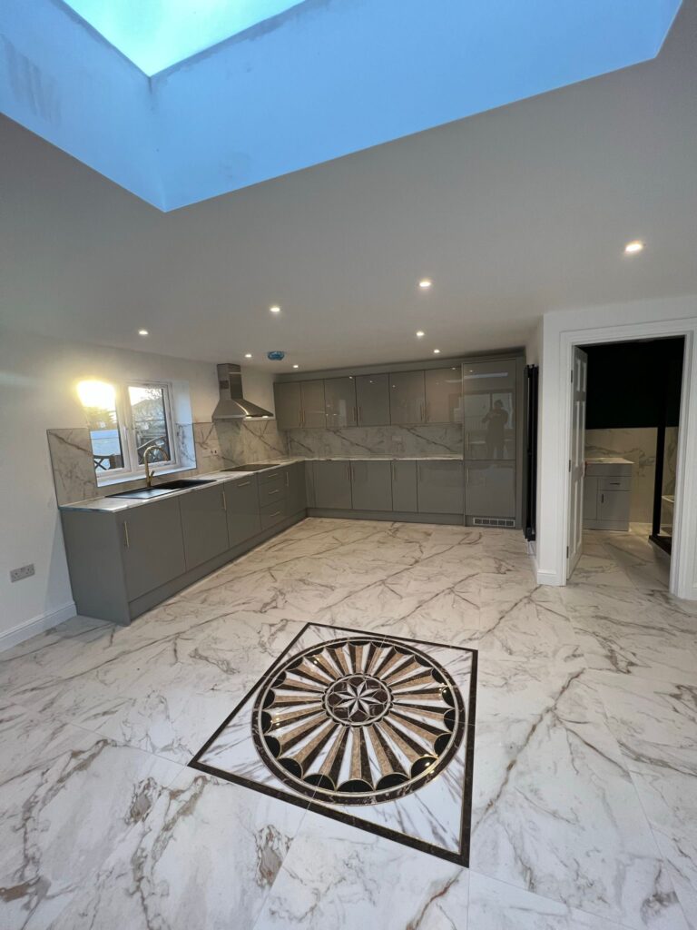New Build, back extension in North Chingford