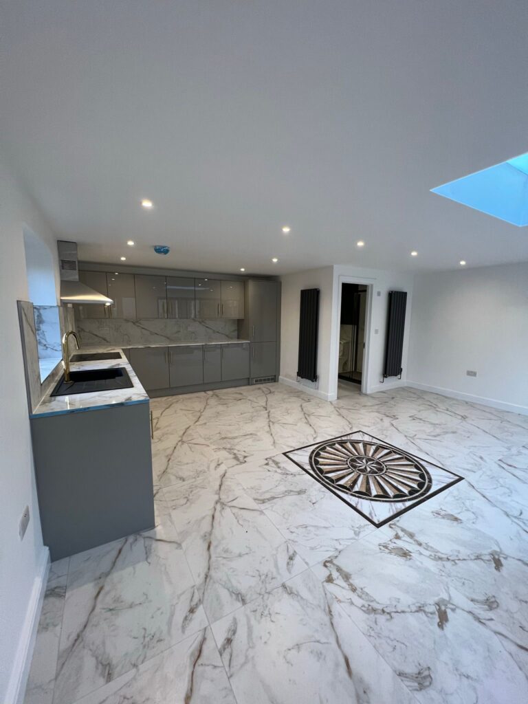 New Build, back extension in North Chingford