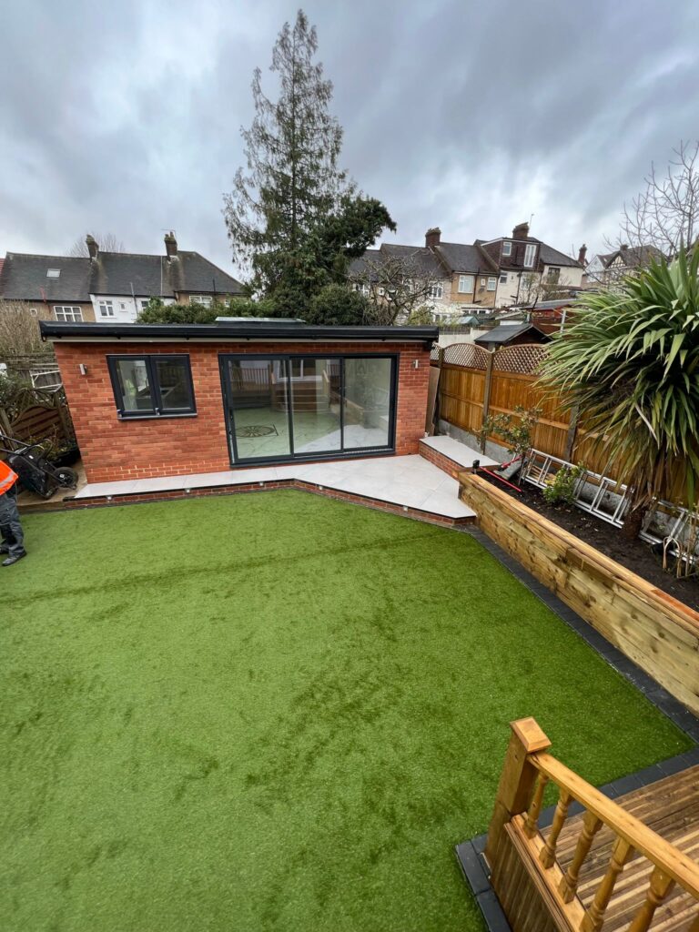 New Build, back extension in North Chingford